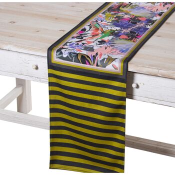 CHEMIN DE TABLE VELOURS 180X30CM PAUL VENISE 180X30CM, 100% POLY╔STER ST20282 1