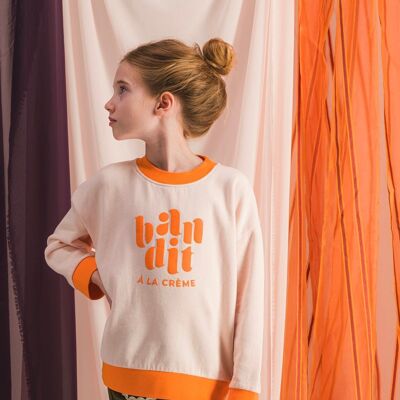 Bandito Sweatshirt Powder pink & Orange