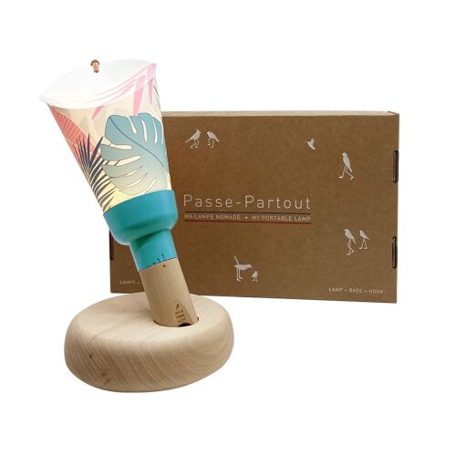 Coffret Lampe Nomade « Passe-Partout » Tropical Mood - Bleu