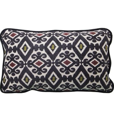 COUSSIN VELOURS AVEC FERMETURE ÉCLAIR _50X30CM ST20290