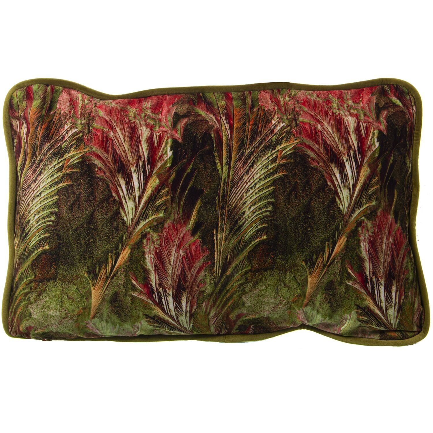 Printed velvet cushion 30x50cm with zipper 30x50cm st20040