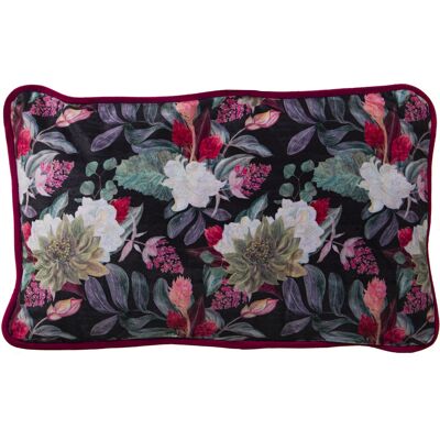 COUSSIN EN VELOURS IMPRIMÉ 30X50CM AVEC FERMETURE ÉCLAIR 30X50CM ST20047