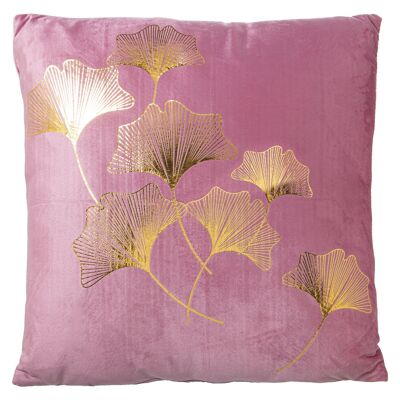 ROSA/GOLD SAMTKISSEN45X45CM MIT REISSVERSCHLUSS 45X45CM ST25026