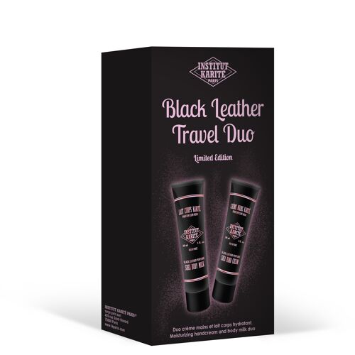 Duo Black Leather 30ml Crème Mains Karité+ Lait corps karité