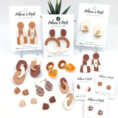 Polymer clay earrings (FULL COLLECTION)