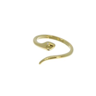 Gold-plated Mylène ring