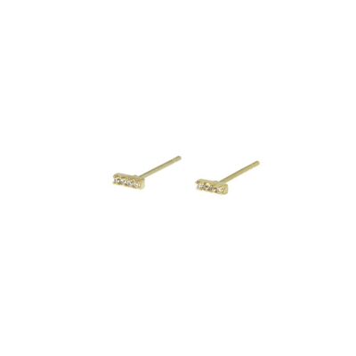 Zélina gold-plated earrings