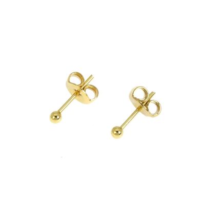Gold plated Ball earrings