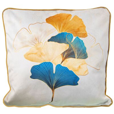 CUSCINO IN VELLUTO 45X45CM GINKGO VENICE 45X45CM, 100% POLI╔STER ST20127