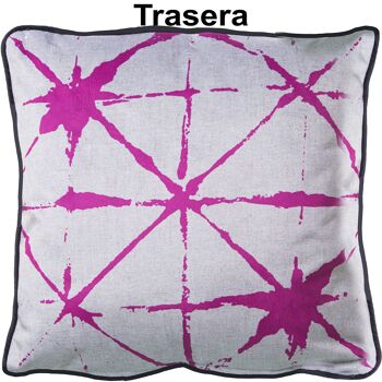 COUSSIN VELOURS 45X45CM MONTEGO VENECIA AVEC FERMETURE ÉCLAIR 45X45CM, 100% POLY╔STER ST20221 2