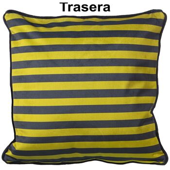 COUSSIN VELOURS 45X45CM PAULRAYA VENISE AVEC ZIPPER 45X45CM, 100% POLY╔STER ST20229 2