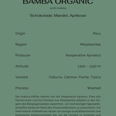 BAMBA ORGANIC | ESPRESSO