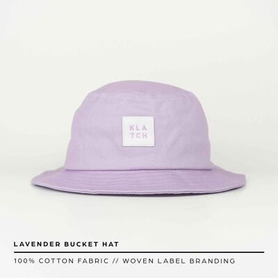 Sombrero de pescador con cabeza de puente en Lavender