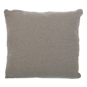 COUSSIN 45X45CM CERCLES ARGENT/FERMETURE ÉCLAIR POLYESTER 45X45CM ST48456 2