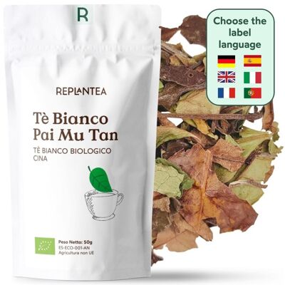 Organic Pai Mu Tan White Tea 50g