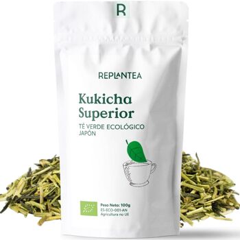 Thé vert Kukicha supérieur biologique 100g 2