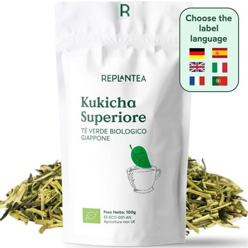 Té Verde Kukicha Superior Ecológico 100g