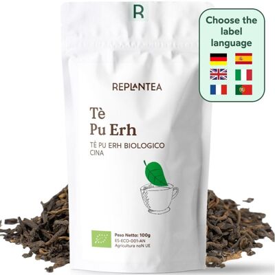 Té Rojo Pu Erh Ecológico 100g