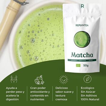 Thé Matcha de Cérémonie Japonais Bio 50g 5