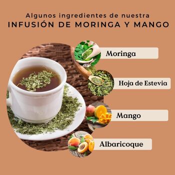 Infusion Moringa et Mangue Bio 100g 5