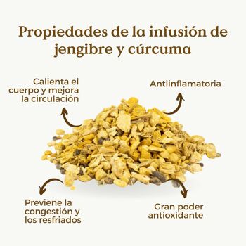 Infusion Gingembre et Curcuma Bio 100g 6