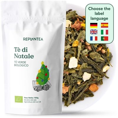 Tè Verde Biologico di Natale 100g