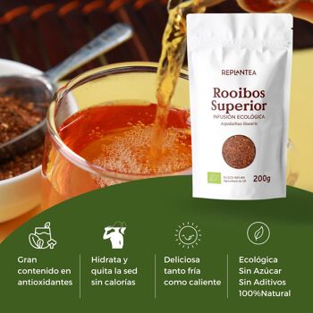 Rooibos Pur Bio Qualité Supérieure 200g 3