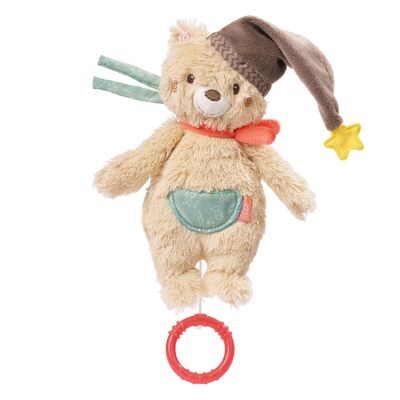 Music box bear – wind-up music box with melody "Brahms Lullaby"