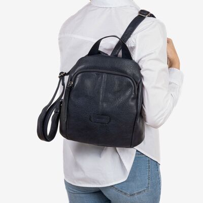 Backpack for women, blue color, sport backpacks series. 28x27x13cm