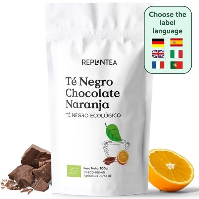 Thé Noir Orange Chocolat Bio 100g