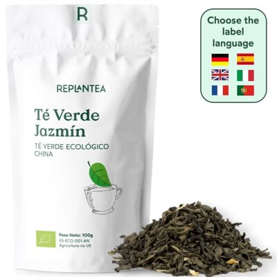 Thé vert au jasmin bio 100g