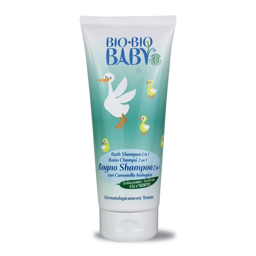 Shampoo bath 2 in 1 with organic chamomile 200ml (without SLS!) 