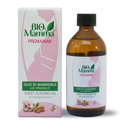 100% pure organic almond oil with vitamin E 200ml
