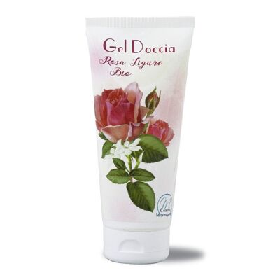 Shower gel with organic Ligurian rose 200ml