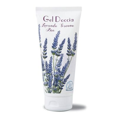 Shower gel with organic Tuscan lavender 200ml
