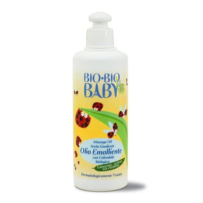Aceite corporal suave de caléndula ecológico para niños y bebés 250ml (¡sin SLS!)  
