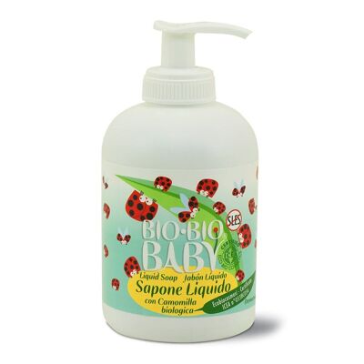 Liquid soap with organic chamomile and aloe vera 300ml (without SLS!) 