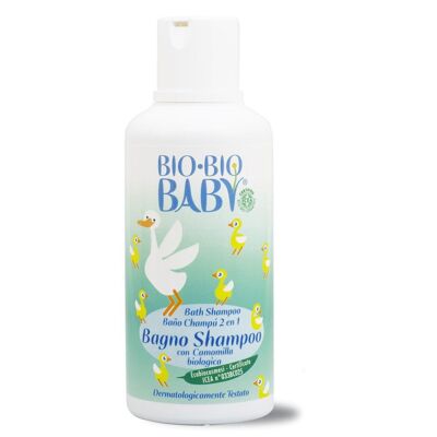 Bagno shampoo 2 in 1 con camomilla biologica 500ml (senza SLS!) 