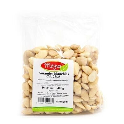 MEYVA - BLANCHED ALMOND 23/25 24X400G