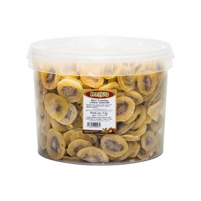 Kiwi slice dehydrated and sweetened - Natural color - 5kg bucket