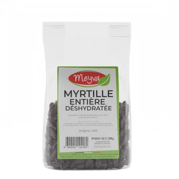 Myrtille Entière Déshydratée - 12x200g 1