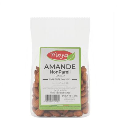 Almond Nonpareil Extra 23/25 - Roasted Without Salt - 12x200g