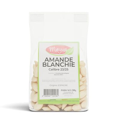 Whole Blanched Almond 23/25 - 12x200g