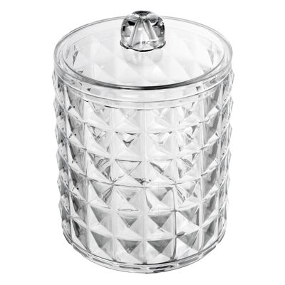 ORGANIZZATORE IN ACRILICO PER DISCHI IN COTONE _°7X8CM ST86969