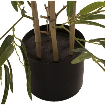 PLANTE DE BAMBOU ARTIFICIELLE AVEC 5 TRONC 120CM ST26587 2