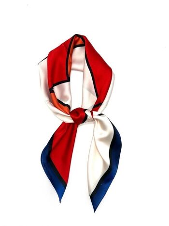 Foulard touche soie 70x70 D-63