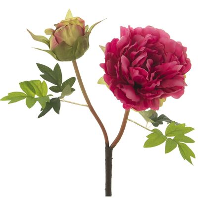 PEONIA POLIESTERE FUCSIA _50CM ST27784