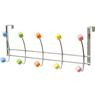 APPENDINO PORTA CON 5 GANCI CROMATI _48X20CM ST87576