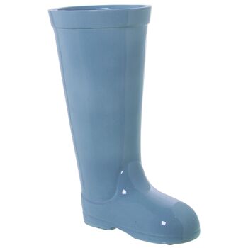 SUPPORT DE PARAPLUIE CÉRAMIQUE BOTTE BLEU _32X18X45CM ST60278 3