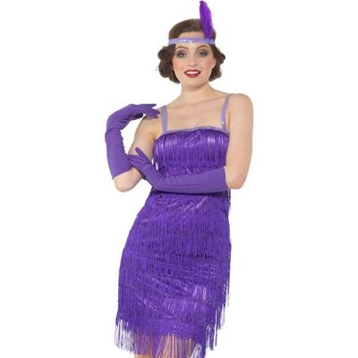 Purple Flapper Dress - XS